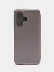 Серебряный чехол-книжка для Infinix Hot 30 Play / Инфиникс Хот 30 Плей