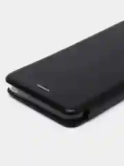 Черный чехол-книжка для Infinix Hot 30 Play / Инфиникс Хот 30 Плей