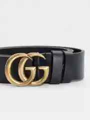 Бронзовый ремень с металлической пряжкой "GG"