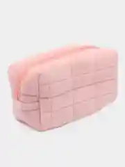 Розовый женская косметичка мягкая, женская сумочка, кошелек