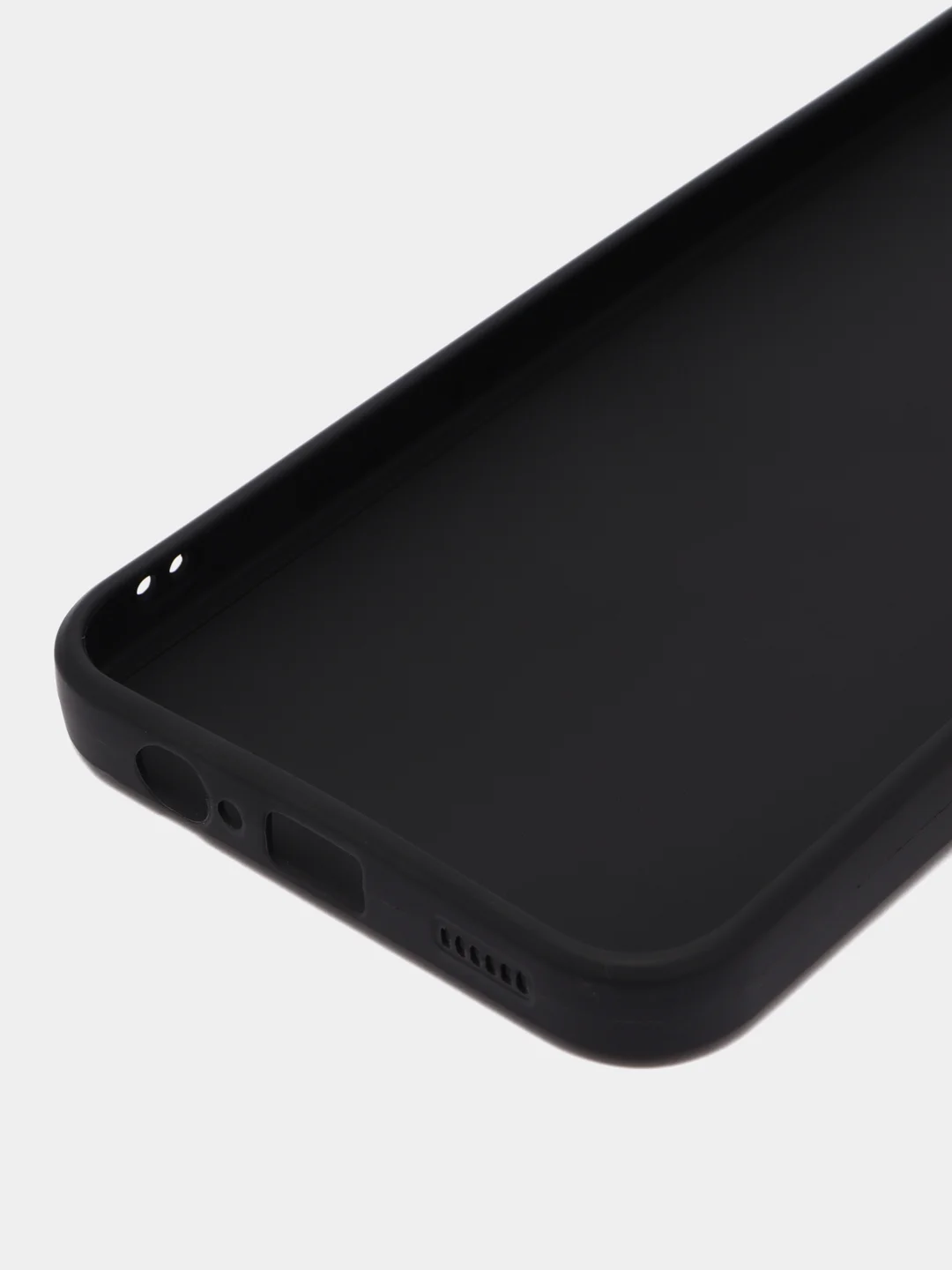 Угольный чехол для Samsung Galaxy A14 / Самсунг Галакси А14, силиконовый, матовый
