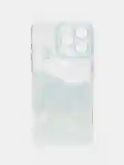 Белый чехол для iPhone 11, 12, 13, 14, 15, 16 Pro Max Plus, XR, с принтом, защитой камеры айфон