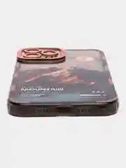 Голубой чехол для iPhone 11, 12, 13, 14, 15, 16 Pro Max Plus, XR, с принтом, защитой камеры айфон