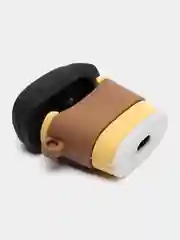 Фуксия чехол для беспроводных наушников AirPods (Аирподс) 1 / 2 / Pro, Pro 2 с карабином