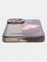 Фиолетовый чехол для iPhone 11, 12, 13, 14, 15 Pro Max Plus, с принтом, защитой камеры
