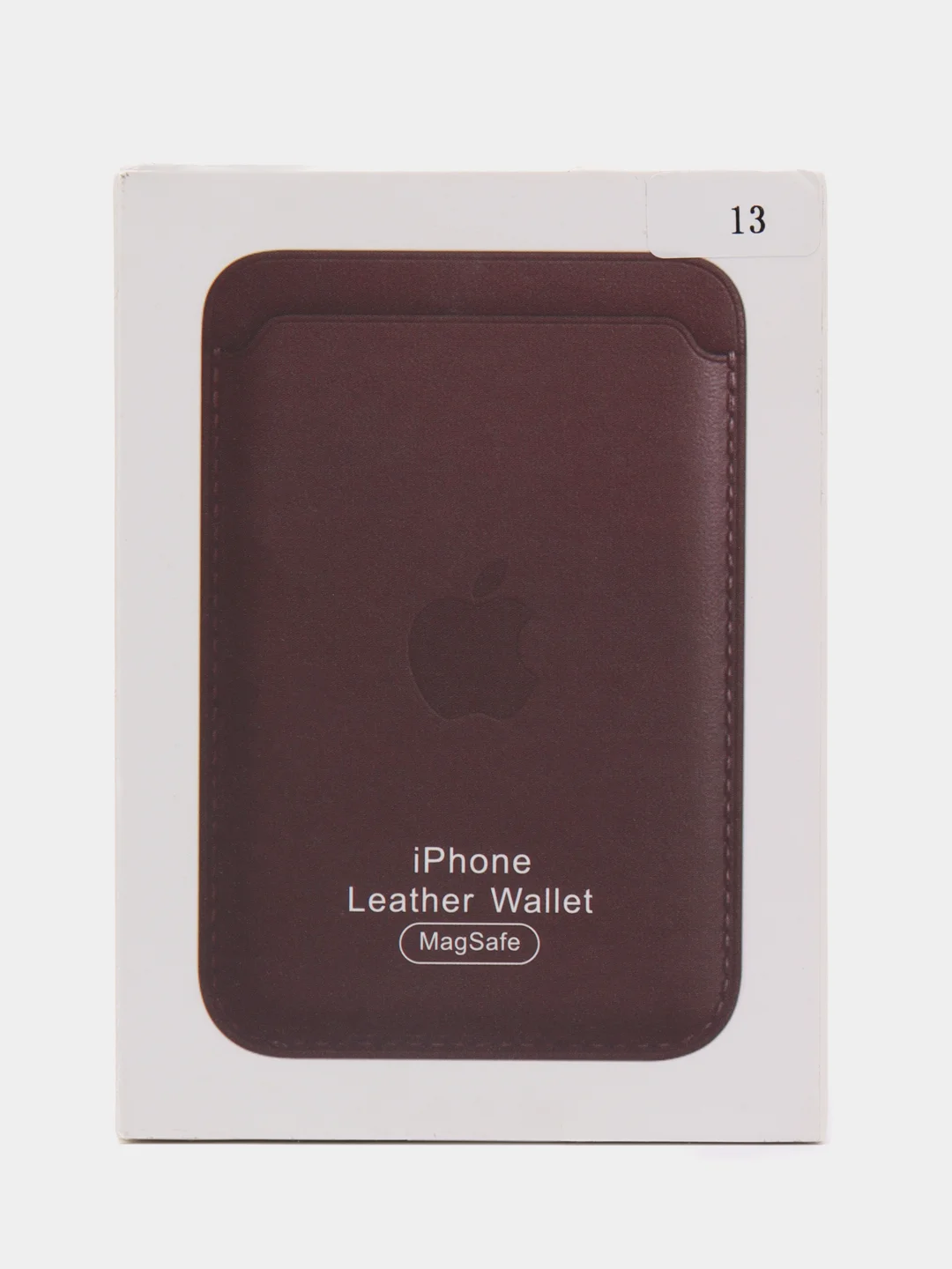Бордовый картхолдер MagSafe для iPhone 12, 13, Pro, Max, mini цветная анимация (Айфон)