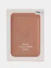Кремовый картхолдер MagSafe для iPhone 12, 13, Pro, Max, mini цветная анимация (Айфон)