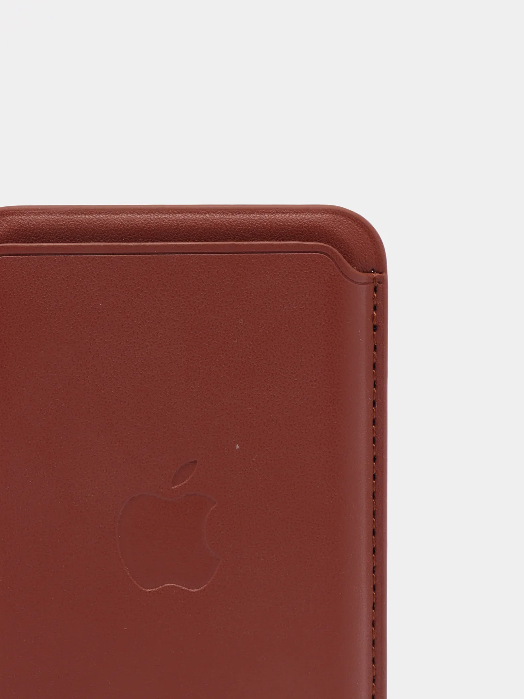 Коричневый картхолдер MagSafe для iPhone, Айфон