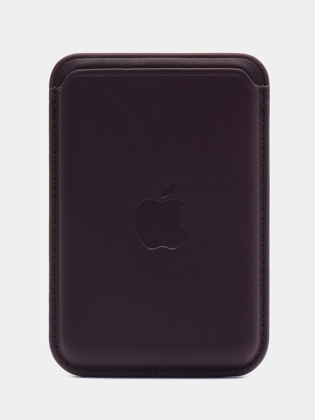 Бордовый картхолдер MagSafe для iPhone (Айфон), анимация