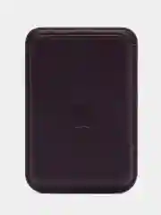 Бордовый картхолдер MagSafe для iPhone (Айфон), анимация