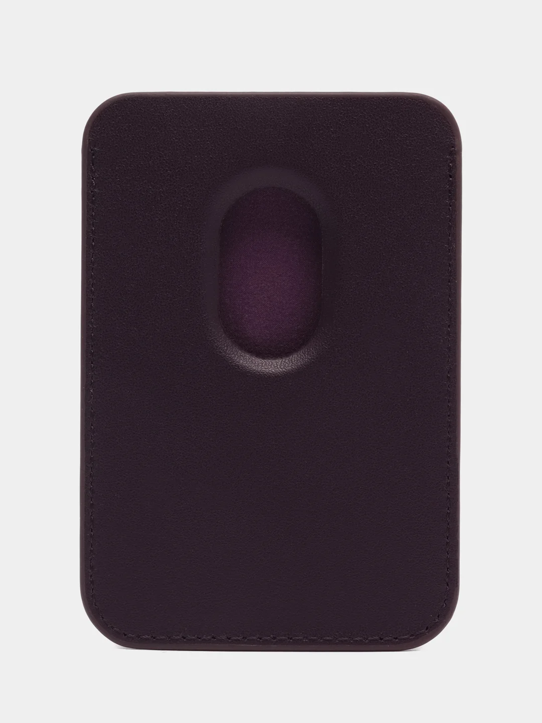 Бордовый картхолдер MagSafe для iPhone (Айфон), анимация
