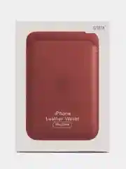 Коричневый картхолдер MagSafe для iPhone (Айфон), анимация