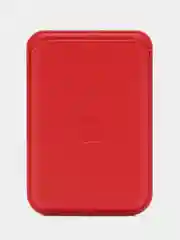 Красный картхолдер MagSafe для iPhone (Айфон), анимация