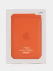 Оранжевый картхолдер MagSafe для iPhone (Айфон), анимация