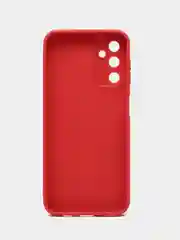 Алый чехол для Samsung Galaxy A14 / Самсунг Галакси А14, силиконовый, матовый