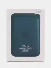 Темно-синий картхолдер MagSafe для iPhone (Айфон), анимация