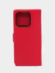 Фуксия чехол книжка для Xiaomi Redmi 12C, кожаный PU