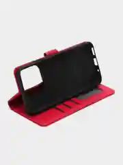 Фуксия чехол книжка для Xiaomi Redmi 12C, кожаный PU