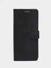 Черный чехол книжка для Xiaomi Redmi 12C, кожаный PU