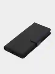 Черный чехол книжка для Xiaomi Redmi 12C, кожаный PU