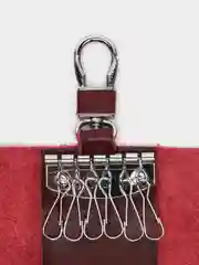 Бордовый ключница из натуральной кожи, мужская и женская