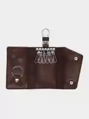 Коричневый ключница из натуральной кожи, мужская и женская
