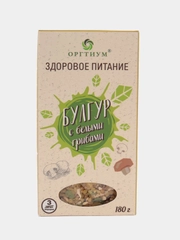 Булгур с белыми грибами, 180 гр