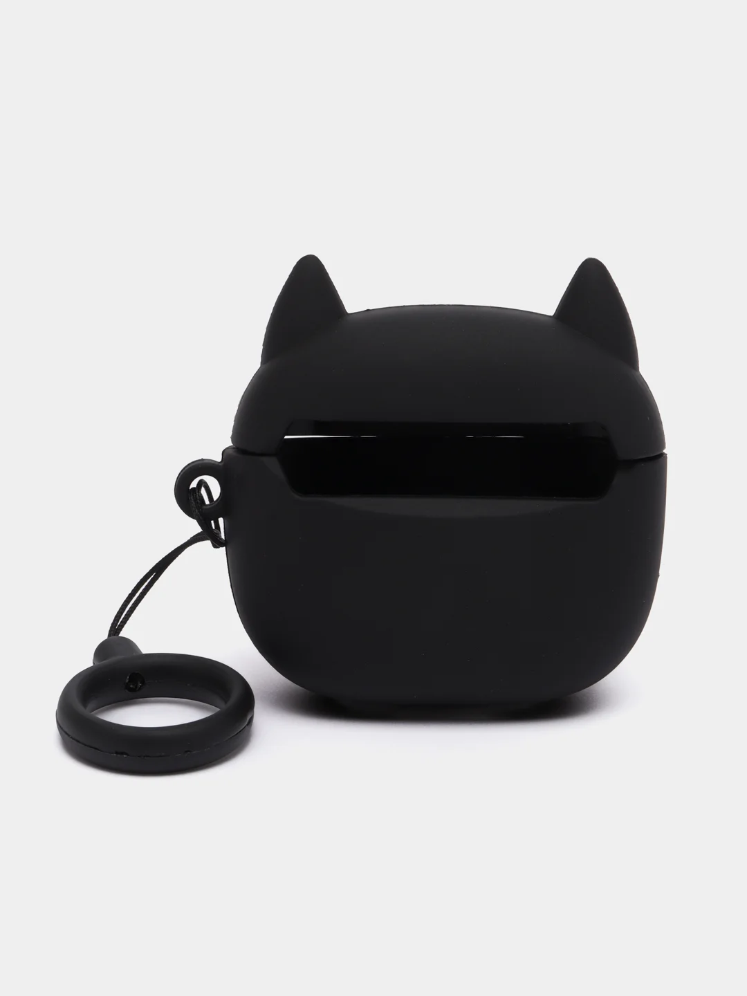 Прозрачный чехол для беспроводных наушников Apple AirPods 3 / Аирподс 3, с карабином, мультяшный
