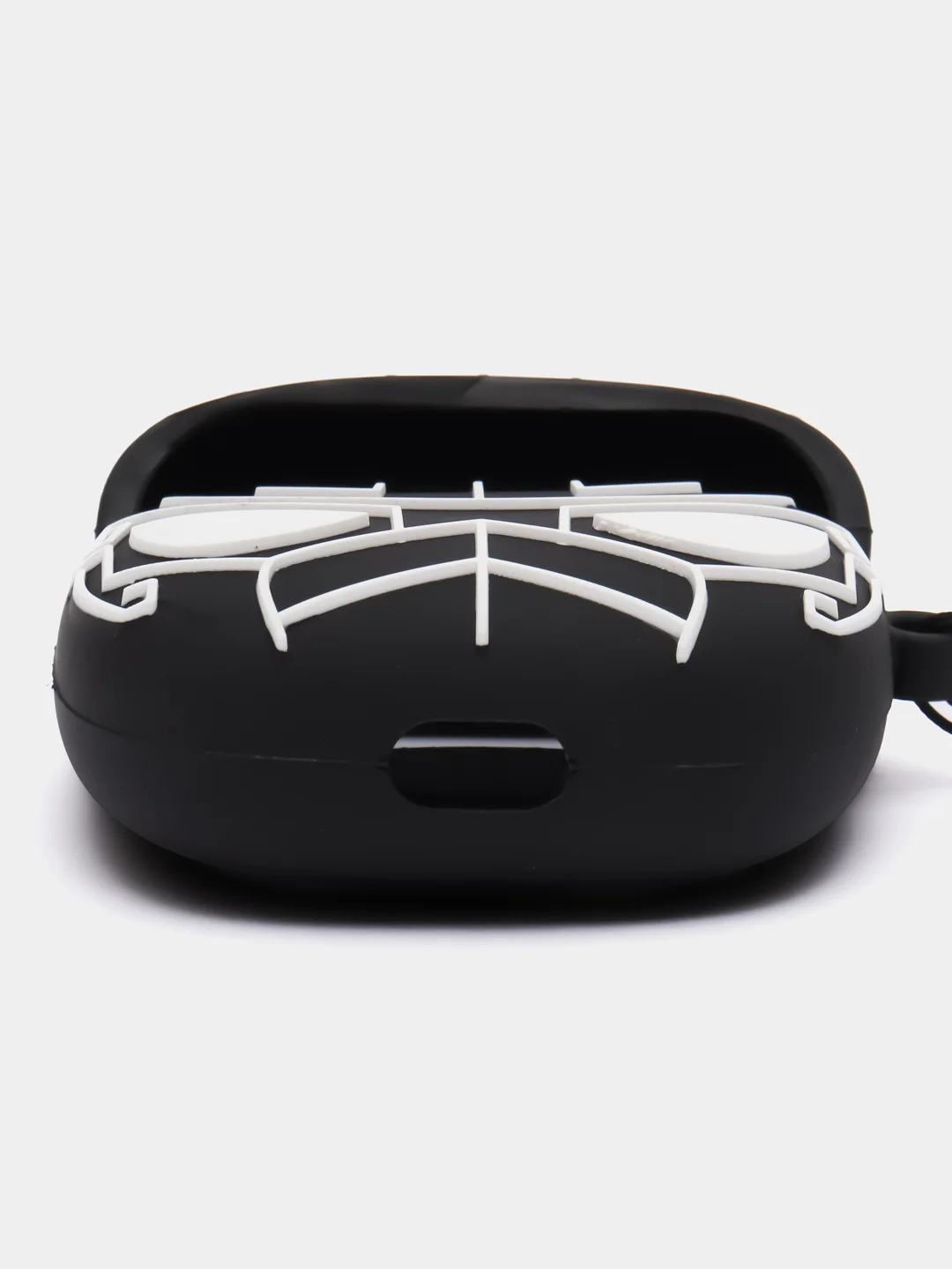 Прозрачный чехол для беспроводных наушников Apple AirPods 3 / Аирподс 3, с карабином, мультяшный