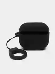 Оливковый чехол для беспроводных наушников Apple AirPods 3 / Аирподс 3, с карабином, мультяшный