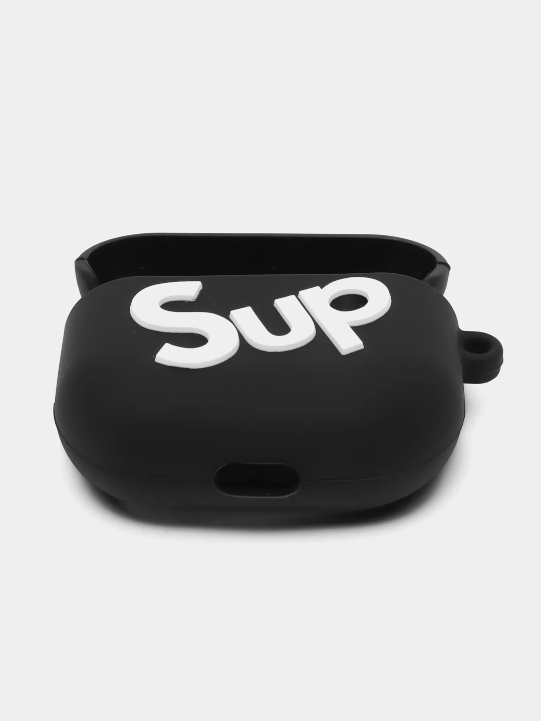 Оливковый чехол для беспроводных наушников Apple AirPods 3 / Аирподс 3, с карабином, мультяшный