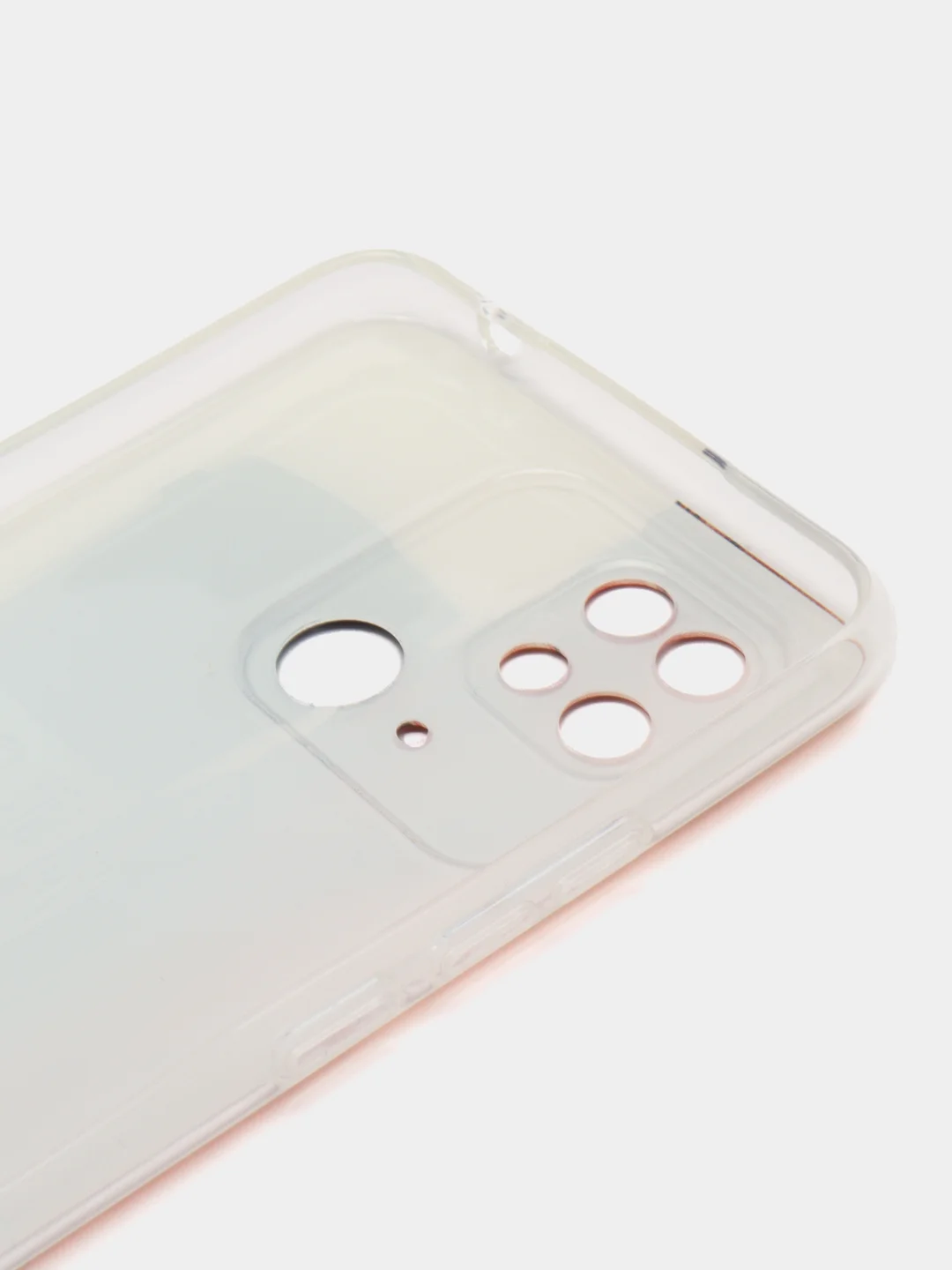 Сиреневый чехол на Xiaomi Redmi 10C / Сяоми Редми 10С прозрачный, с рисунком, защита камеры