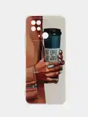 Сиреневый чехол на Xiaomi Redmi 10C / Сяоми Редми 10С прозрачный, с рисунком, защита камеры