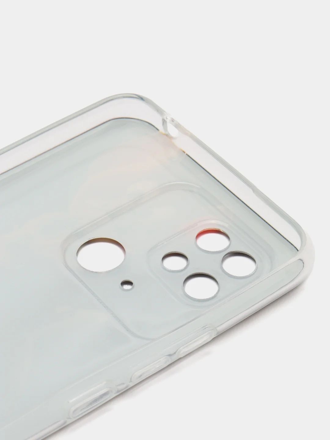 Тёмно-бирюзовый чехол на Xiaomi Redmi 10C / Сяоми Редми 10С прозрачный, с рисунком, защита камеры