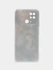 Тёмно-бирюзовый чехол на Xiaomi Redmi 10C / Сяоми Редми 10С прозрачный, с рисунком, защита камеры