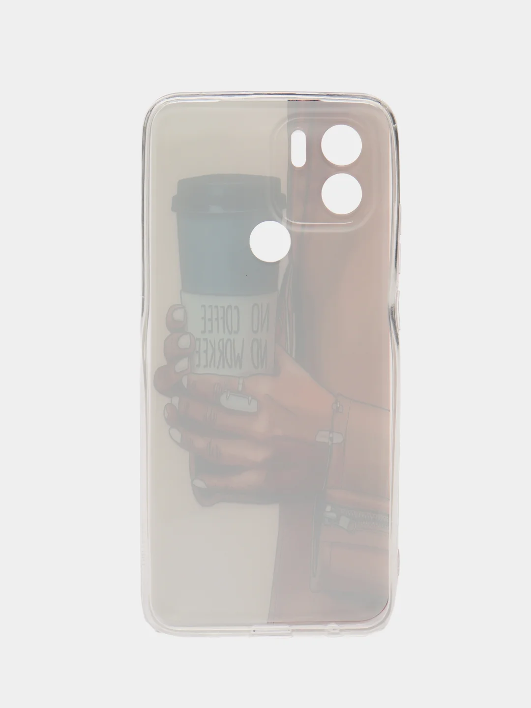 Сиреневый чехол для Xiaomi Redmi A1 Plus / A1+, A2+, Poco C51 (Сяоми Редми А1 Плюс / А1+) с рисунком