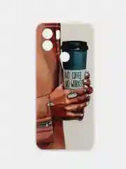 Сиреневый чехол для Xiaomi Redmi A1 Plus / A1+, A2+, Poco C51 (Сяоми Редми А1 Плюс / А1+) с рисунком