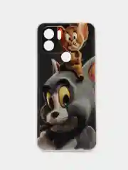 Тёмно-бирюзовый чехол для Xiaomi Redmi A1 Plus / A1+, A2+, Poco C51 (Сяоми Редми А1 Плюс / А1+) с рисунком