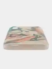 Тёмно-розовый чехол с рисунком на Xiaomi Redmi 9A / Redmi 9C, матовый