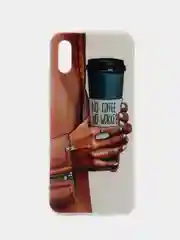 Тёмно-серый чехол с рисунком на Xiaomi Redmi 9A / Redmi 9C, матовый