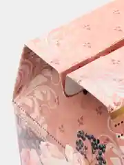Розовый коробка, 0,8 кг, 170 х 120 х 140 мм, верёвочная ручка