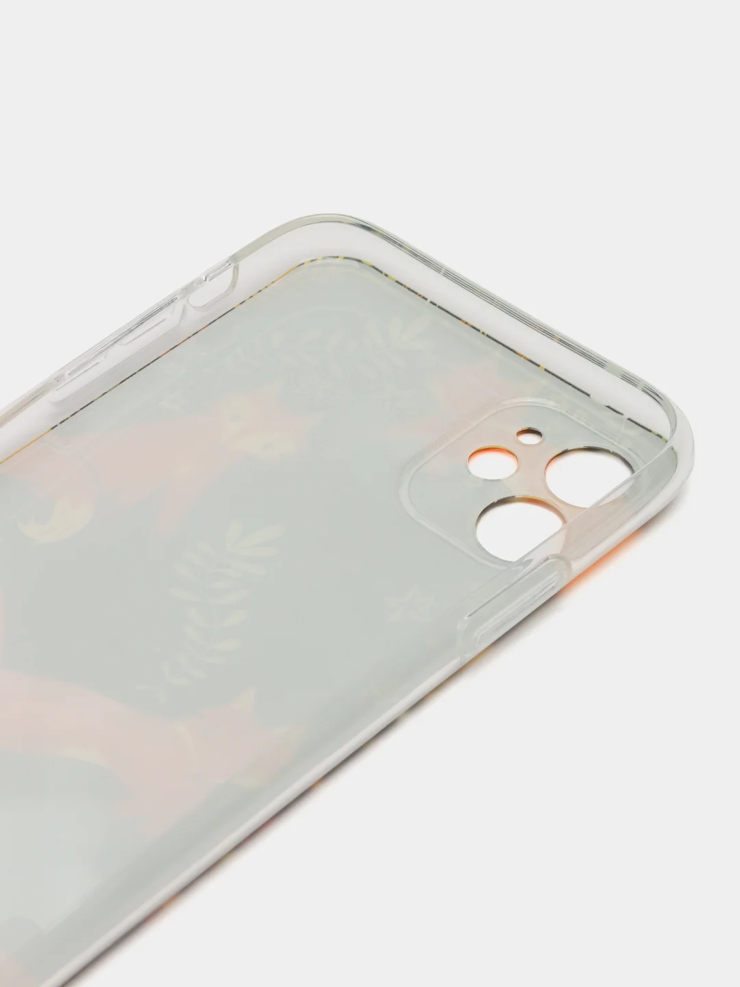 Светло-синий чехол для iPhone 11, с принтом, силиконовый