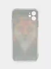 Серый чехол для iPhone 11, с принтом, силиконовый