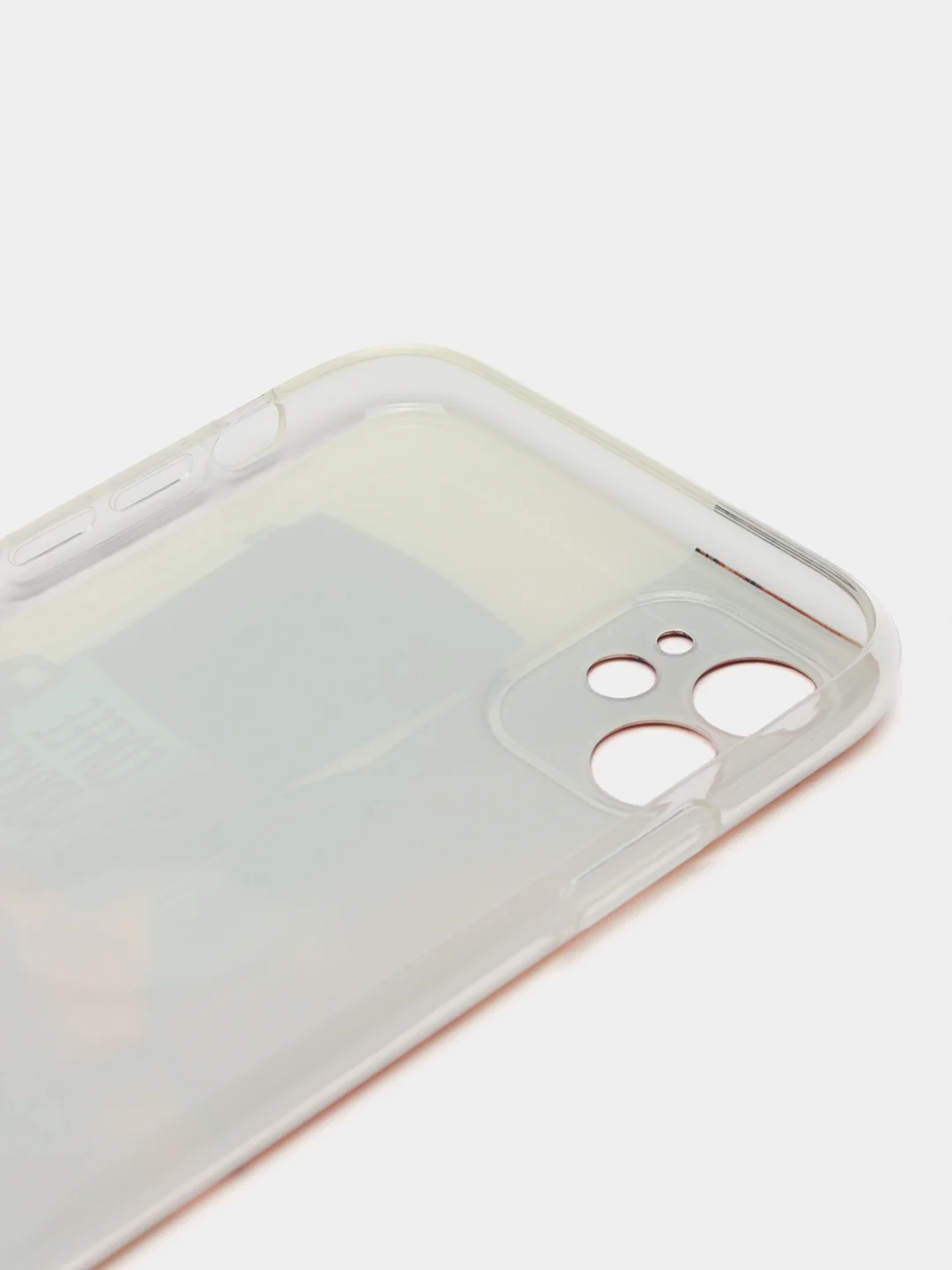 Сиреневый чехол для iPhone 11, с принтом, силиконовый