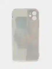Сиреневый чехол для iPhone 11, с принтом, силиконовый