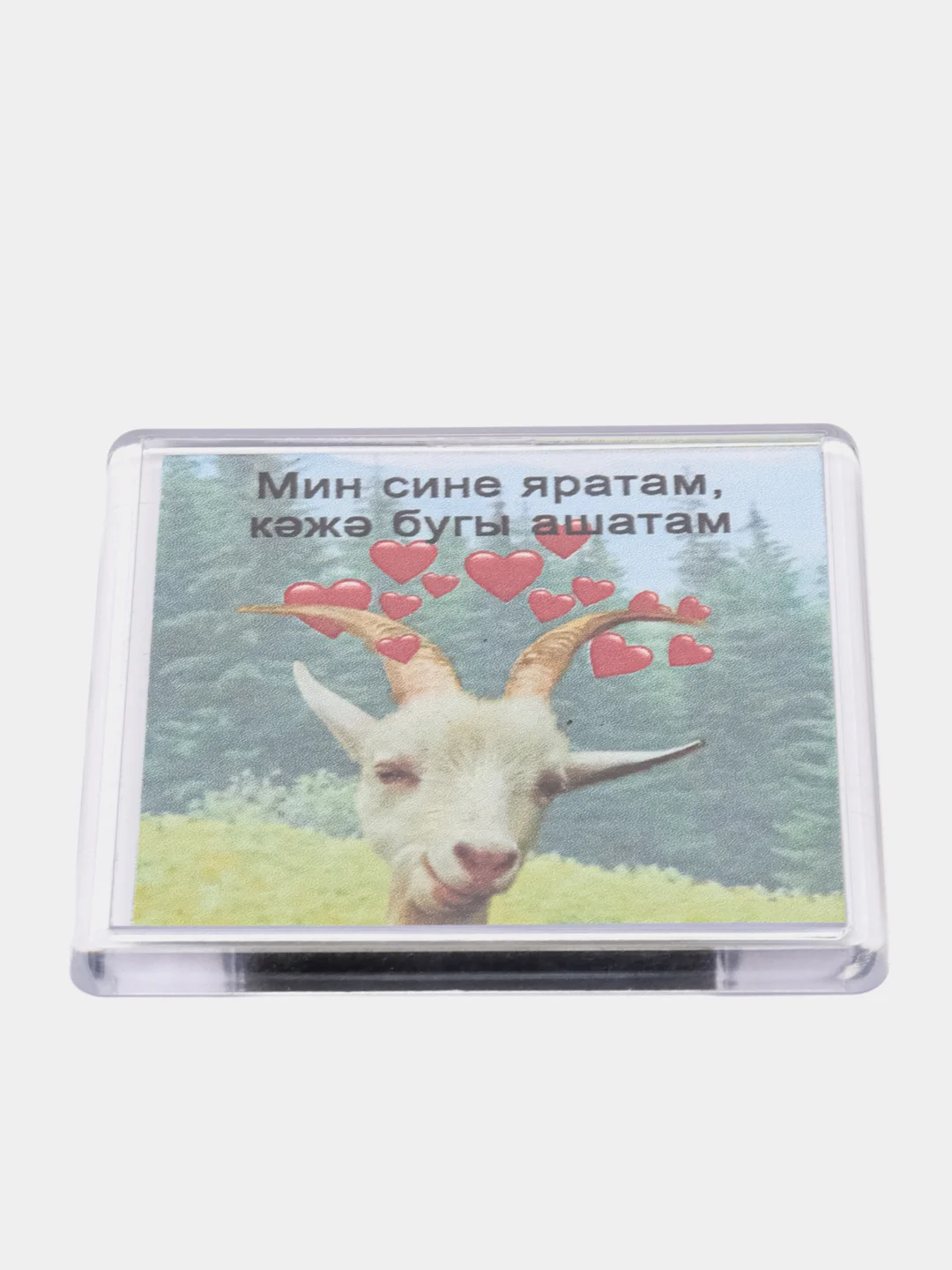 Ледяной подарок Коза Магнит на холодильник, подарок на день рождение