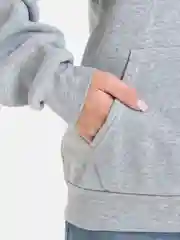 Серебряный худи женское, утеплённое