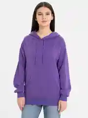 Фиолетовый худи женское, утеплённое