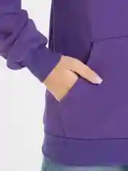 Фиолетовый худи женское, утеплённое