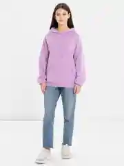 Лавандовый худи женское, утеплённое